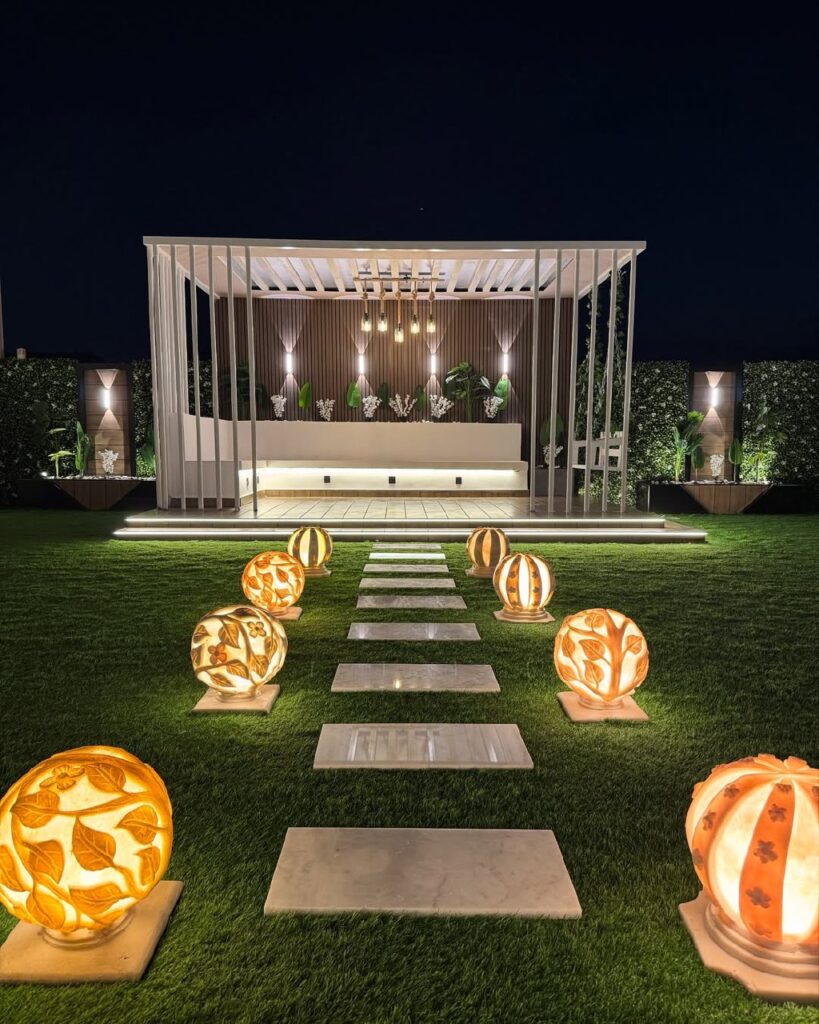 تنسيق حدائق حي المروة